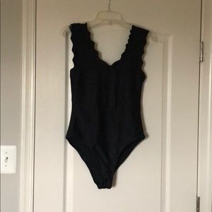 Black One Piece Bathing Suit